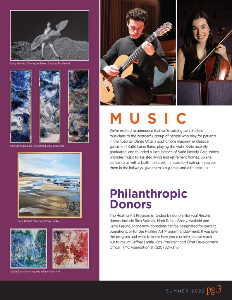 TMC Healing Art Official Newsletter Page 2